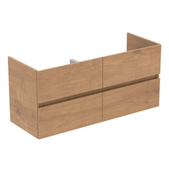 Závesná skrinka pod umývadlo v dekore duba v prírodnej farbe 120x55 cm Eurovit+ – Ideal Standard - Image 2