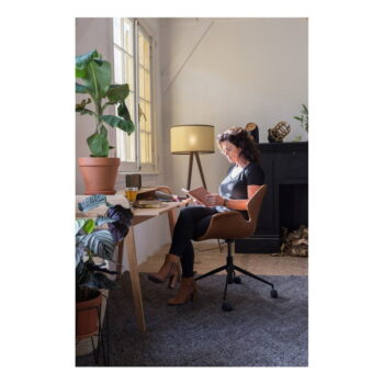 Hnedá kancelárska stolička Zuiver Office Chair Nikki – Obrázok 10