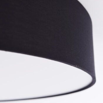 Čierne LED stropné svietidlo ø 40 cm – SULION - Image 3