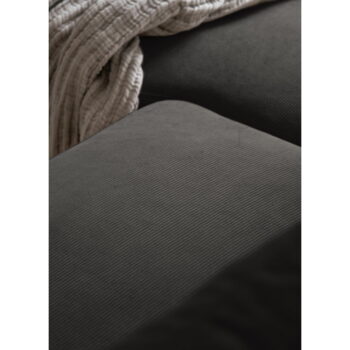 Tmavosivá menčestrová rozkladacia rohová pohovka (ľavý roh) Lofty Lilly – Miuform - Image 8