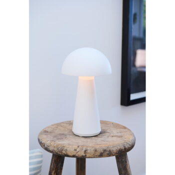 Biela vonkajšia stolová lampa na USB Sam - Sirius - Image 5