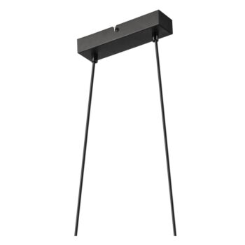 Svetlohnedé-čierne závesné svietidlo so skleneným tienidlom ø 14 cm Margit – LAMKUR - Image 6