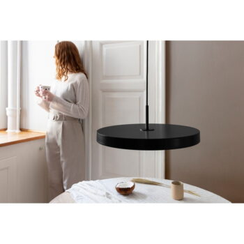 Čierne LED závesné svietidlo so stmievačom s kovovým tienidlom ø 43 cm Asteria Plus Medium – UMAGE - Image 3