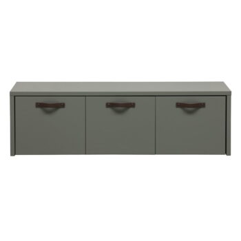 Zeleno-sivá detská skrinka z borovicového dreva 120x36 cm Stage – vtwonen