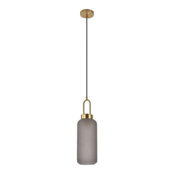 Závesné svietidlo v zlatej farbe so skleneným tienidlom ø 13 cm Luton – House Nordic - Image 3