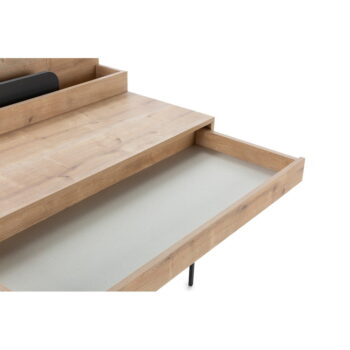 Pracovný stôl z dubového dreva so sekretárom 60x113 cm Lila – Marckeric – Obrázok 8