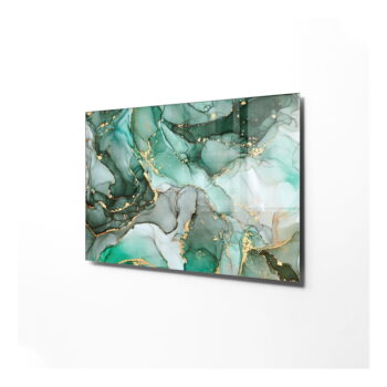 Sklenený obraz 100x70 cm Turquoise - Wallity - Image 4