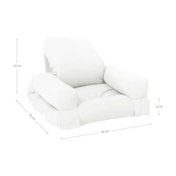 Žltá rozkladacia pohovka 140 cm Hippo - Karup Design - Image 7
