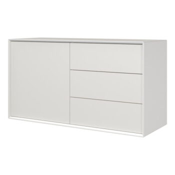 Biela nízka závesná komoda 113x61 cm Wall – Tenzo - Image 4