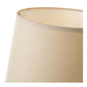 Béžová keramická stolová lampa s textilným tienidlom (výška  26,5 cm) – Casa Selección - Image 4