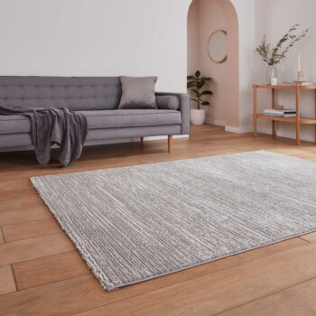 Sivý umývateľný koberec z recyklovaných vlákien 120x170 cm Flores – Think Rugs - Image 5