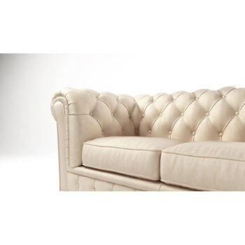 Krémová zamatová pohovka 178 cm Cambridge - Ropez - Image 3