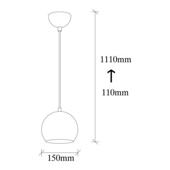 Závesné svietidlo v zlatej farbe s kovovým tienidlom ø 30 cm Berceste – Opviq lights - Image 5
