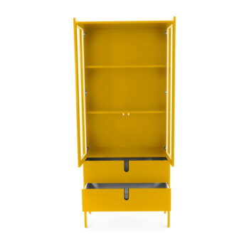 Žltá vitrína Tenzo Uno, šírka 76 cm - Image 3