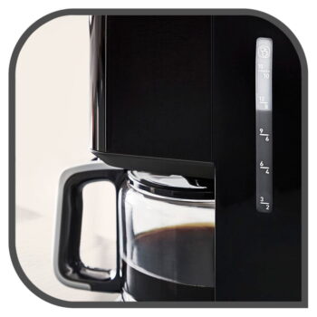 Čierny kávovar na filtrovanú kávu Smart'n'light CM600810 – Tefal - Image 8