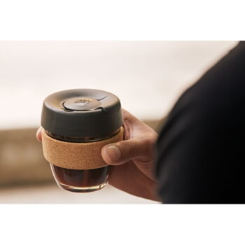Čierno-hnedý cestovný hrnček 227 ml Brew Cork Nitro S – KeepCup - Image 2
