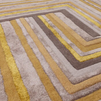 Okrovožltý vlnený koberec 200x300 cm Network Gold – Asiatic Carpets - Image 2