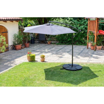 Čierny slnečník bez podstavca Bonami Essentials Happy Sun, ø 300 cm - Image 7