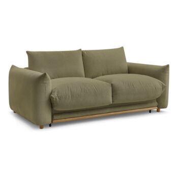 Zelená rozkladacia pohovka 214 cm Ernest – Bobochic Paris – Obrázok 8