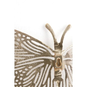 Kovová nástenná dekorácia 41x23 cm Butterfly – Light & Living – Obrázok 3