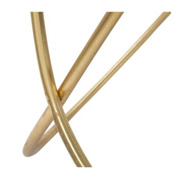 Okrúhly odkladací stolík so sklenenou doskou ø 60 cm Ring – Mauro Ferretti - Image 6