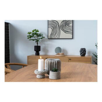 Svietniky na čajovú sviečku z cementu v súprave 2 ks – House Nordic - Image 3