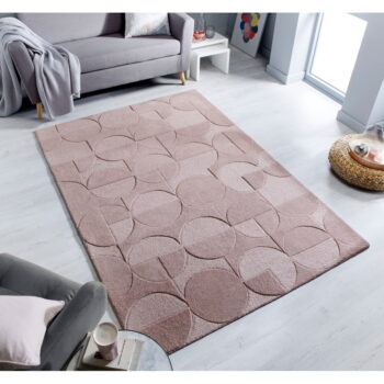 Ružový vlnený koberec Flair Rugs Gigi, 200 x 290 cm - Image 5