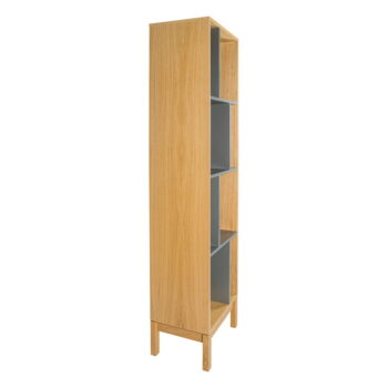 Knižnica so sivými policami Woodman AbbeyWood - Image 3