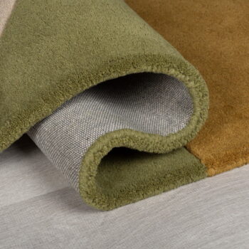 Zelený ručne tkaný vlnený koberec 200x290 cm Lozenge – Flair Rugs - Image 3