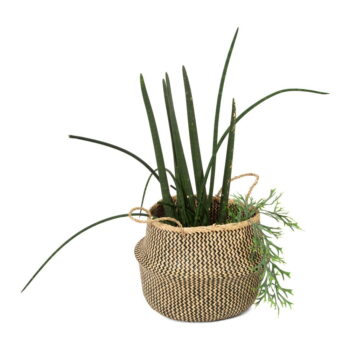 Úložný košík z morskej trávy Compactor Zic Zac, ⌀ 45 cm - Image 2