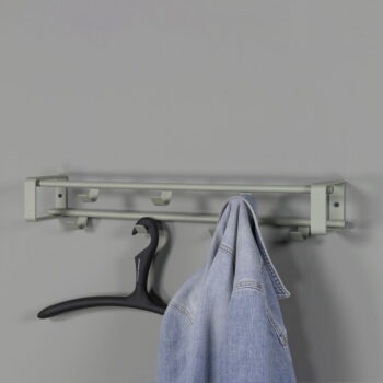 Zeleno-sivý kovový nástenný vešiak Rex – Spinder Design – Obrázok 3