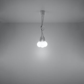 Biele závesné svietidlo ø 15 cm Rene – Nice Lamps - Image 6