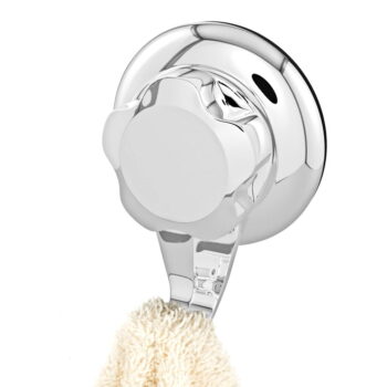 Samodržiace kovové háčiky v súprave 4 ks v striebornej farbe Bestlock Bath – Compactor – Obrázok 4