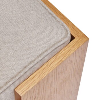 Stolička v prírodnej farbe Forma – Hübsch - Image 3