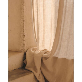 Béžový ľanový záves 140x270 cm Malavella – Kave Home - Image 2
