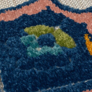 Modrý vonkajší koberec 160x230 cm Beach Floral – Flair Rugs - Image 4