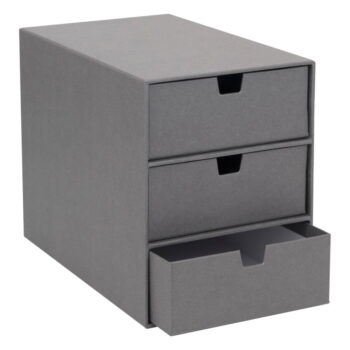 Sivý zásuvkový box s 3 zásuvkami Bigso Box of Sweden Ingrid – Obrázok 4