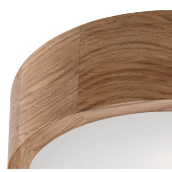 Hnedé stropné svietidlo so skleneným tienidlom ø 27 cm Eveline – LAMKUR - Image 4