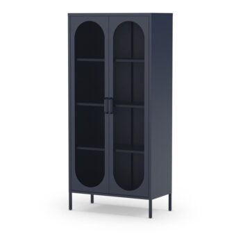 Tmavomodrá skrinka 80x170 cm Diora – Marckeric - Image 2