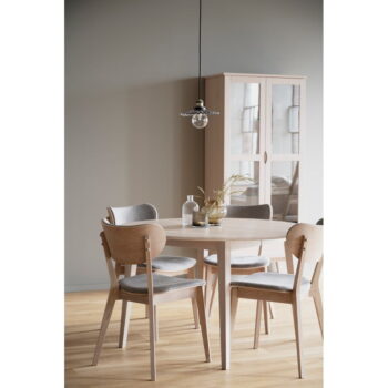 Vitrína z dubového dreva v prírodnej farbe 82x185 cm Filippa - Rowico - Image 5