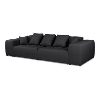 Čierna pohovka 320 cm Rome - Cosmopolitan Design - Image 3