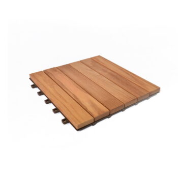 Podlahové dlaždice z jaseňového dreva v súprave 6 ks Rojaplast - Thermowood – Obrázok 4
