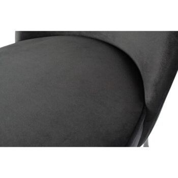 Čierne zamatové jedálenské stoličky v súprave 2 ks Vogue – BePureHome - Image 6