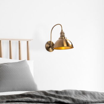 Nástenné svietidlo v bronzovej farbe ø 21 cm Varzan – Opviq lights – Obrázok 2