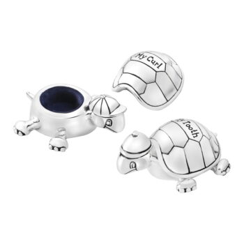 Kovová škatuľka na prvý zúbok ø 8x3 cm Turtle – Zilverstad – Obrázok 3