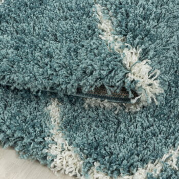 Modrý okrúhly koberec ø 200 cm Salsa – Ayyildiz Carpets - Image 2