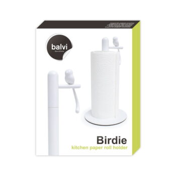 Biely držiak na kuchynské utierky ø 16 cm Birdie – Balvi - Image 4