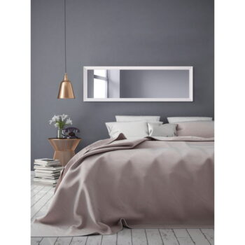 Nástenné orámované zrkadlo v dekore bieleho dreva Styler Paris, 47 x 147 cm – Obrázok 4
