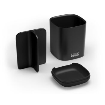 Čierny plastový téglik na zubné kefky EasyStore – Joseph Joseph - Image 5