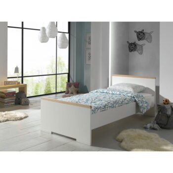 Biela detská posteľ 90x200 cm London – Vipack - Image 2